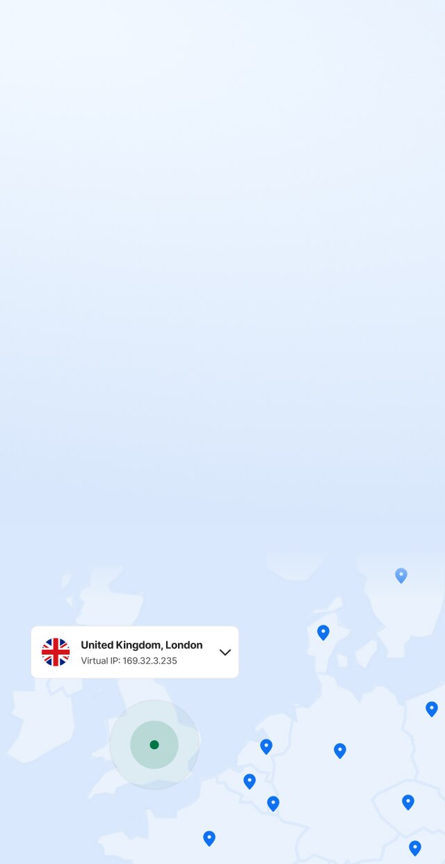 Mapa přístupu k obsahu VPN